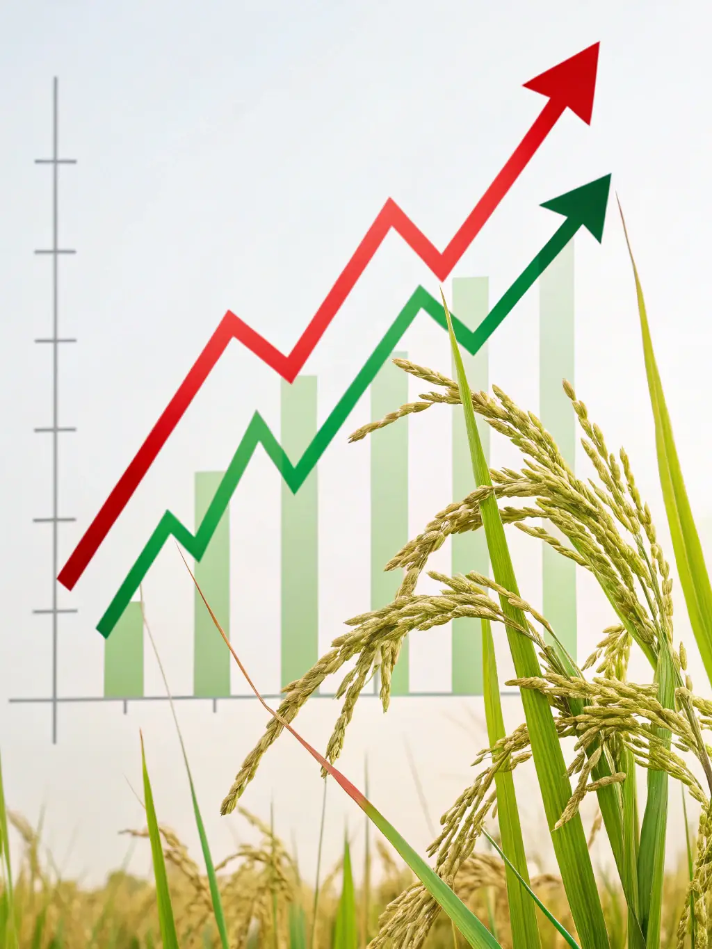 An image depicting a graph showing steady financial growth, with upward trending lines and positive indicators, representing the benefits of the Growth Package.